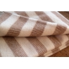 Large beige striped