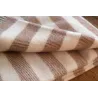 Large beige striped