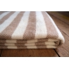 Large beige striped