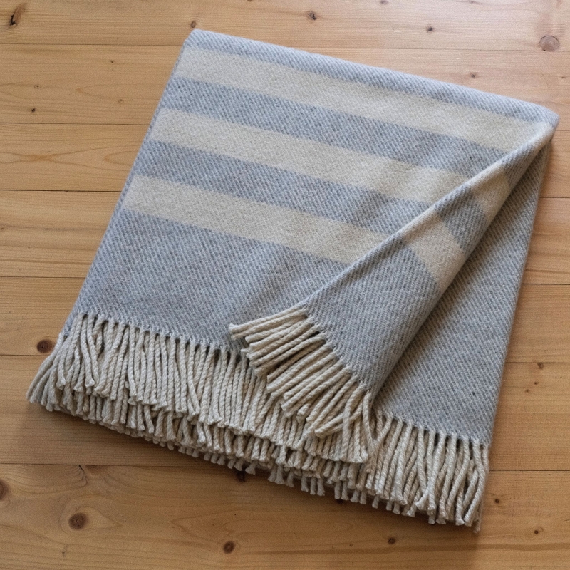 Grey with three overlapping stripes