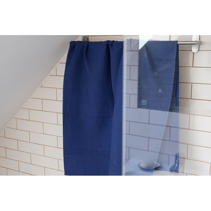 Blue linen towel