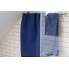 Blue linen towel