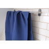 Blue linen towel