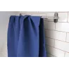 Lněná modrá osuška