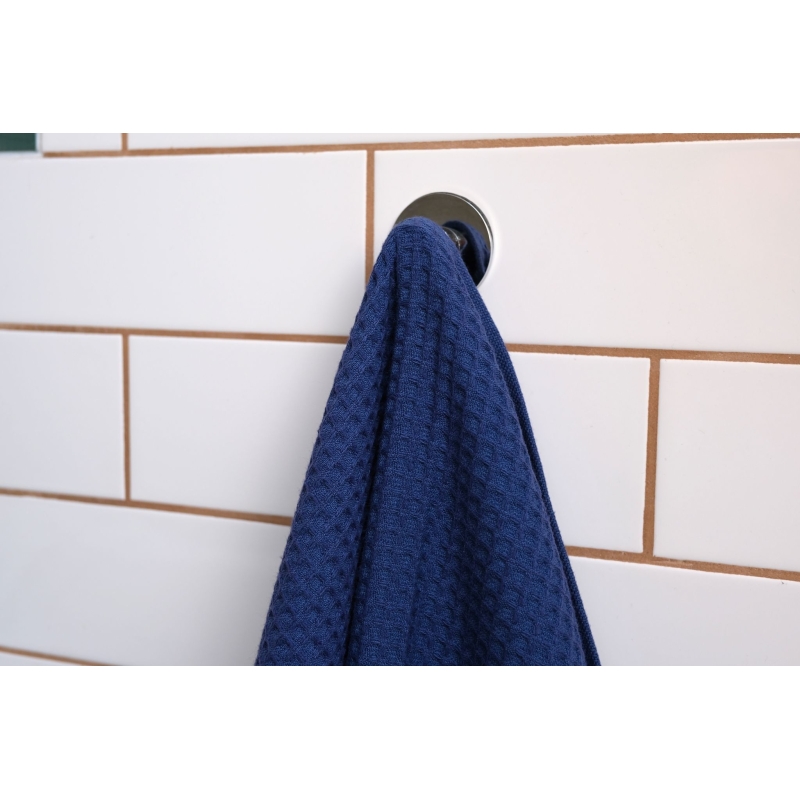 Blue linen towel