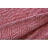 Couverture en laine bourguignonne - chevrons