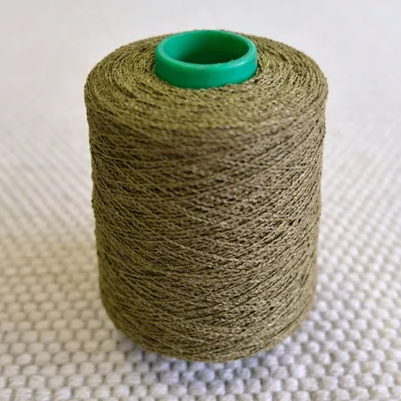 Zbytkový návin příze – olivová smyčková (0,3 kg)