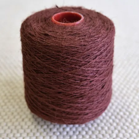 Zbytkový klub příze – vínová 0,3 kg