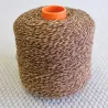 Zbytková 100% vlněná příze – běžovo-hnědá melanž (125tex/2x)
