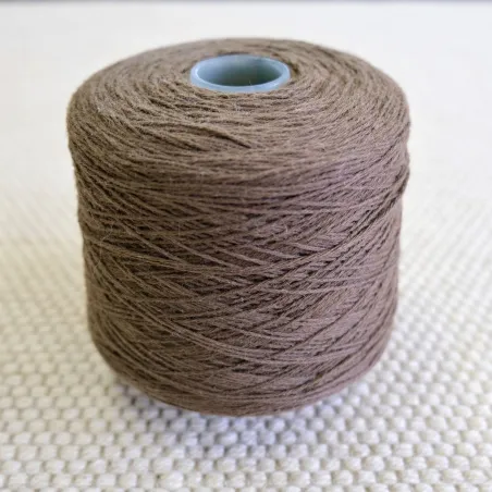 Zbytková 100% vlněná příze – hnědá / taupe (100tex/4x)